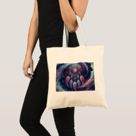 Bolso De Tela psychedelic dreamcatcher tote bag
