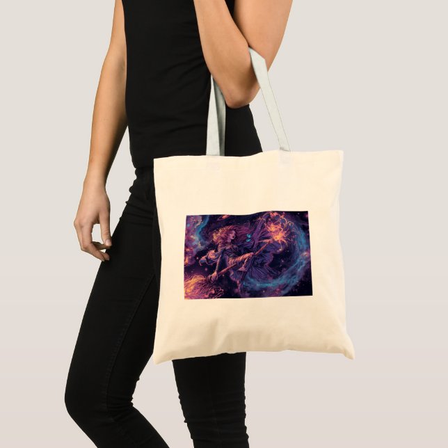 Bolso De Tela psychedelic witch totebag (Anverso (producto))