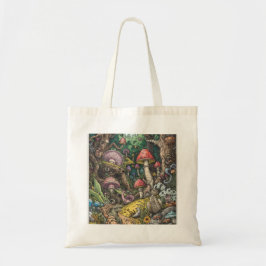 Bolso De Tela Psychedelic woodland tote bag
