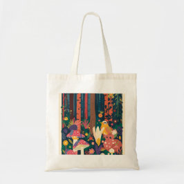 Bolso De Tela Psychedelic woodland tote bag