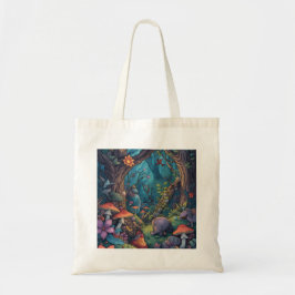 Bolso De Tela Psychedelic woodland tote bag