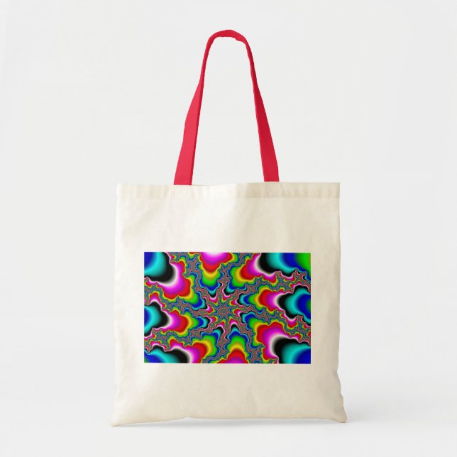 Bolso De Tela Psykedelica - Fractal (Frente)