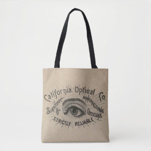 Bolso De Tela Publicidad de época ocular óptica