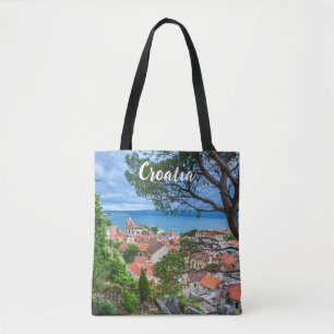 Bolso De Tela Pueblo croata de Omis