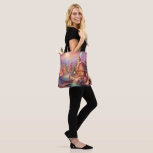 Bolso De Tela Pueblo de Gingerbread