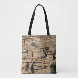 Bolso De Tela Pueblo marroquí tradicional, arquitecto de archivo