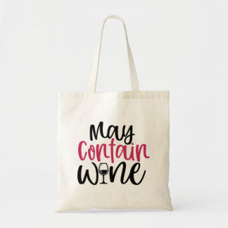 Bolso De Tela Puede contener vino