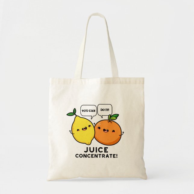 Bolso De Tela Puede Hacerlo Jugo Concentrar Pun De Fruta Positiv (Frente)