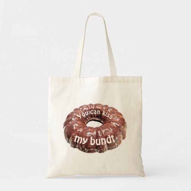 Bolso De Tela Puedes besar mi tarta divertida (Frente)