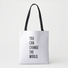 Bolso De Tela Puedes cambiar el mundo
