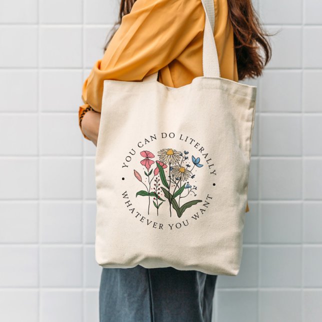 Bolso De Tela Puedes Hacer Lo Que Quieras Flor (Subido por el creador)