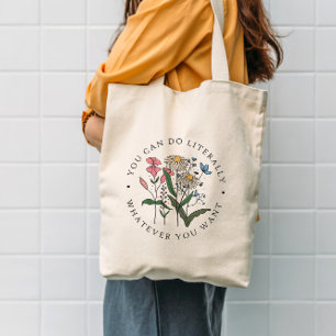 Bolso De Tela Puedes Hacer Lo Que Quieras Wildflower