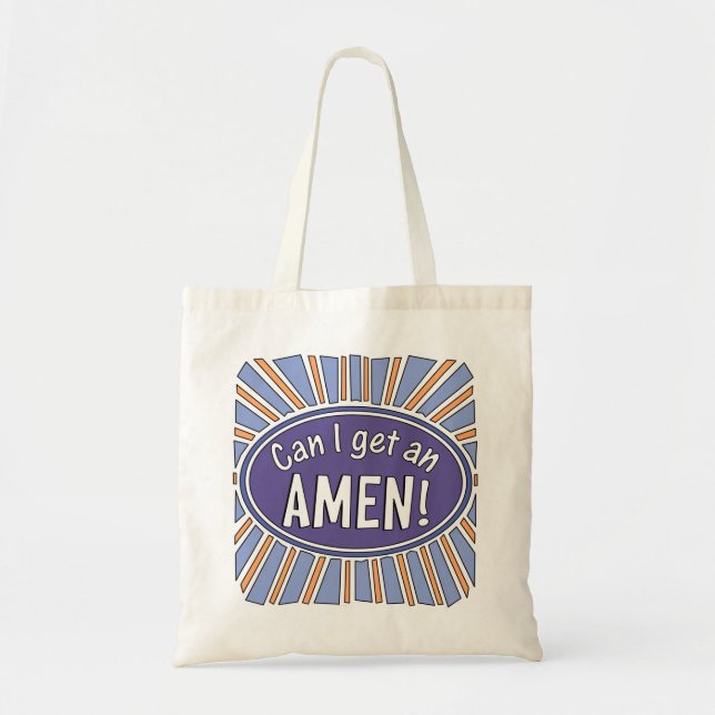 Bolso De Tela ¿Puedo conseguir un AMEN? (Frente)