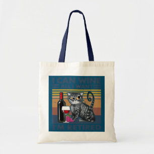 Bolso De Tela Puedo ganar todo lo que quiero que sea un gato ret