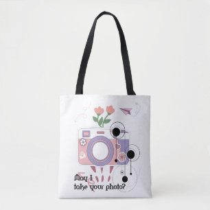 Bolso De Tela ¿Puedo tomar tu foto?