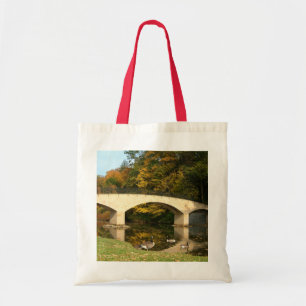 Bolso De Tela Puente Arcoíris en Otoño en Grove City College