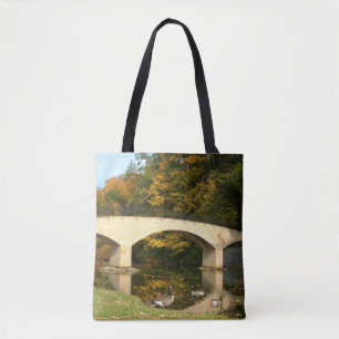 Bolso De Tela Puente Arcoíris en Otoño en Grove City College