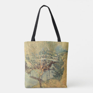 Bolso De Tela Puente Blanco de Twachtman, Impresionismo Antiguo