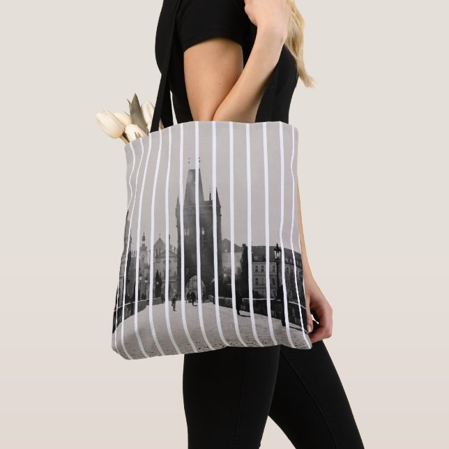 Bolso De Tela Puente Carlos de Praga (Detalle)