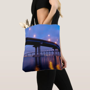 Bolso De Tela Puente Coronado en el atardecer
