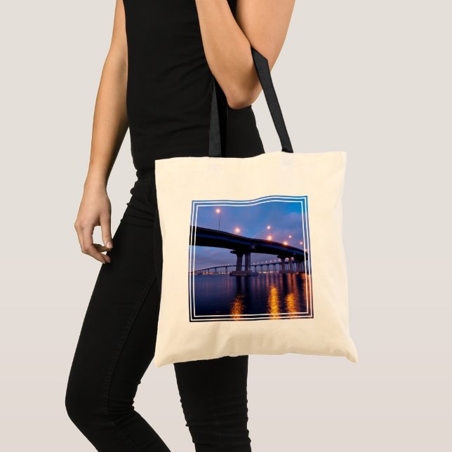 Bolso De Tela Puente Coronado en el atardecer (Anverso (producto))