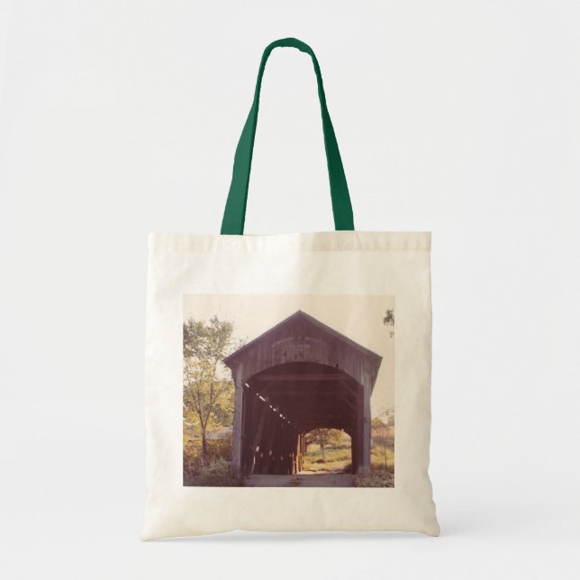 Bolso De Tela Puente cubierto (Frente)