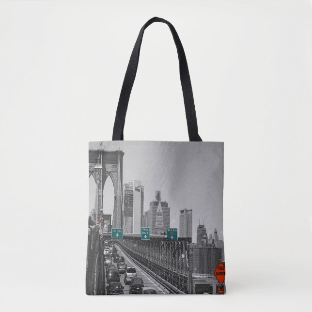 Bolso De Tela Puente de Brooklyn (Anverso)