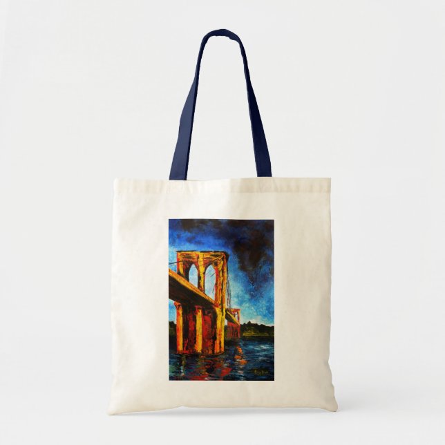 Bolso De Tela Puente de Brooklyn a Utopía 2009 (Frente)