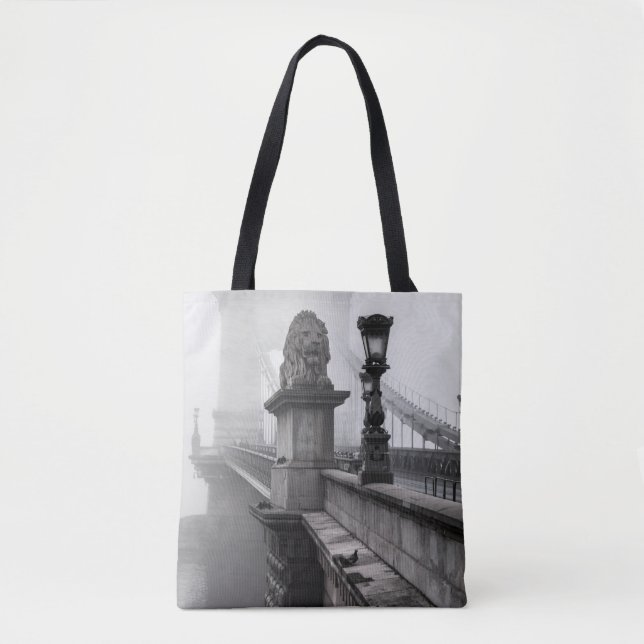 BOLSO DE TELA PUENTE DE CADENA, BUDAPEST (Anverso)