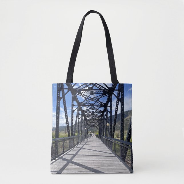 Bolso De Tela Puente de dos ríos (Anverso)