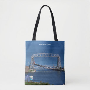 Bolso De Tela Puente de elevación aérea de Duluth por toda la bo