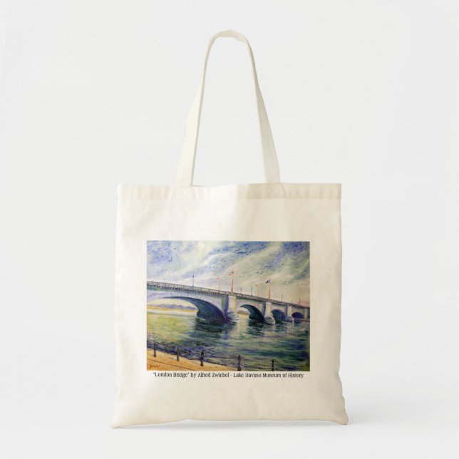 Bolso De Tela Puente de Londres de Alfred Zwiebel (Frente)