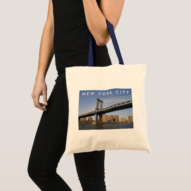 Bolso De Tela Puente de Manhattan | Nueva York (Anverso (producto))