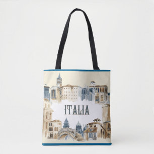 Bolso De Tela Puente de suspiros de la arquitectura de Venecia