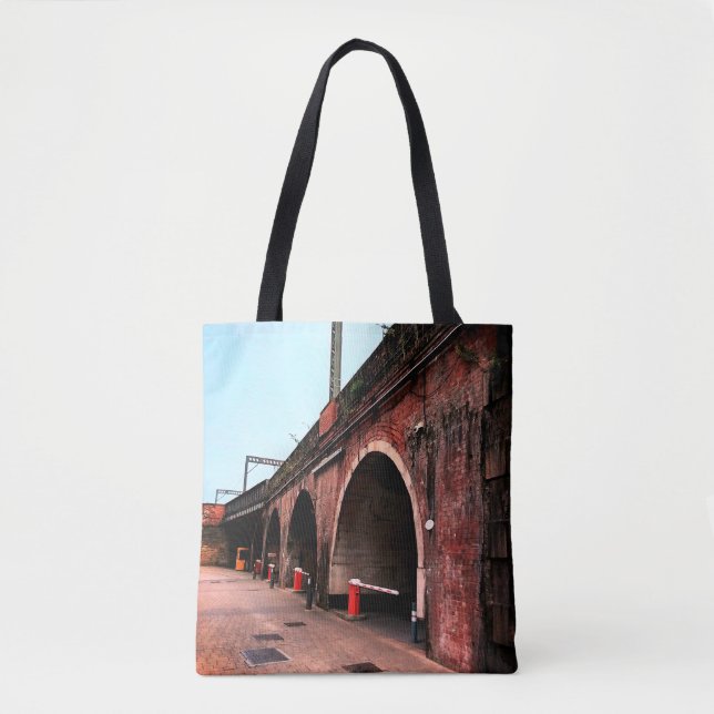Bolso De Tela Puente de tren (Anverso)