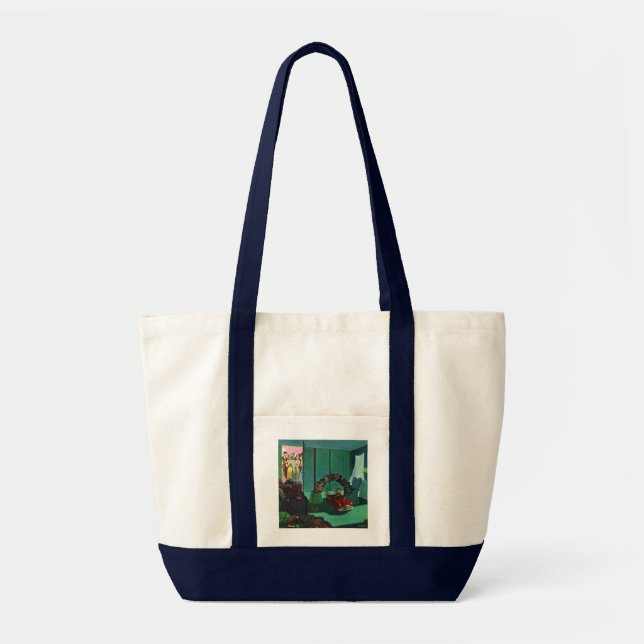Bolso De Tela Puente del gorra (Frente)
