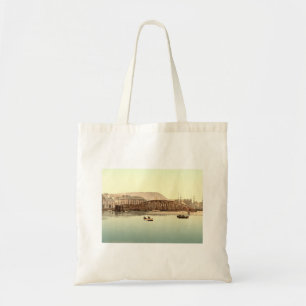 Bolso De Tela Puente del hierro, Ramsay, isla del hombre,