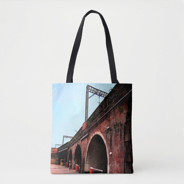 Bolso De Tela Puente del tren Leeds (Anverso)