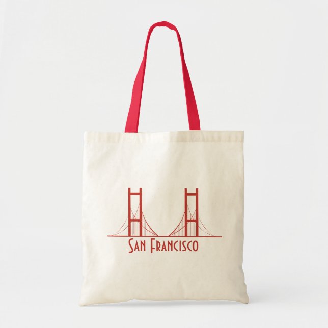 Bolso De Tela Puente Golden Gate de San Francisco California (Frente)