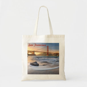 Bolso De Tela Puente Golden Gate en San Francisco al atardecer
