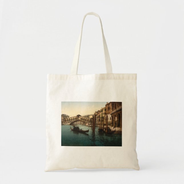 Bolso De Tela Puente I, Venecia, Italia de Rialto (Frente)