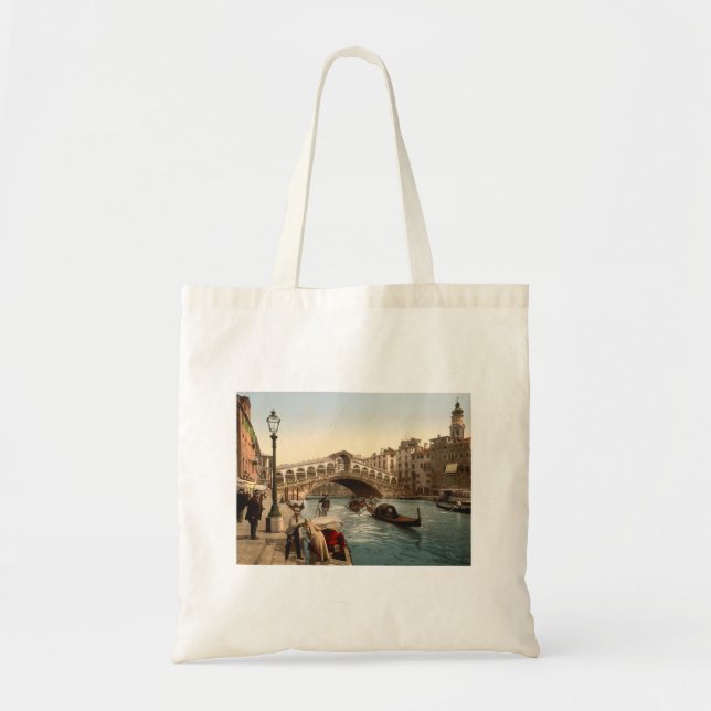 Bolso De Tela Puente II, Venecia, Italia de Rialto (Frente)