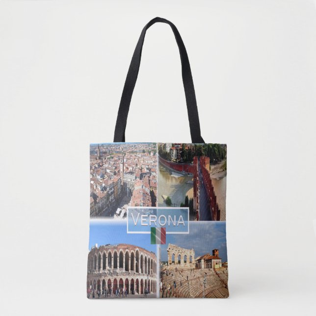 Bolso De Tela Puente IT Verona - Arena Internamente Castelvecchi (Anverso)