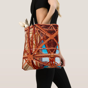 Bolso De Tela Puente Retro Golden Gate