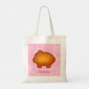 Bolso De Tela Puerquito De Piloncillo Pan Dulce
