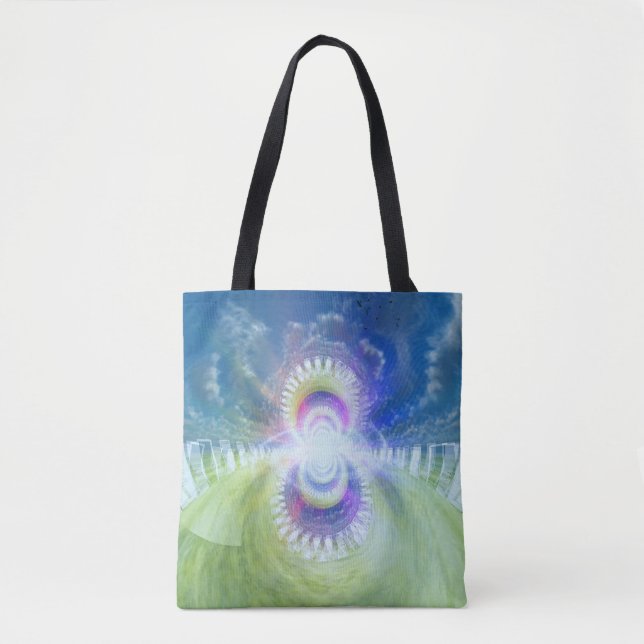 Bolso De Tela Puerta a dimensión fractal (Anverso)