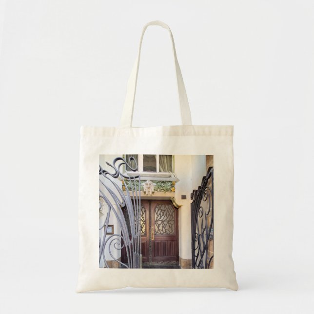 Bolso De Tela Puerta de Art Nouveau Praga (Frente)