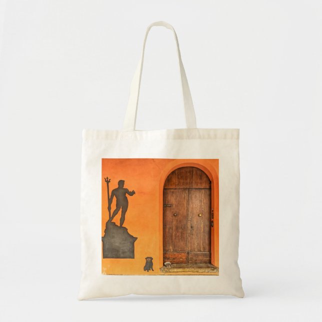 Bolso De Tela Puerta de arte callejero italiana (Frente)
