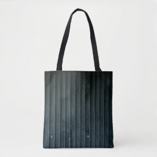 Bolso De Tela Puerta de madera negra y gris