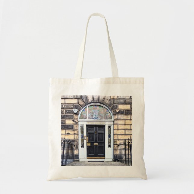 Bolso De Tela Puerta del club de los angloparos de Edimburgo (Frente)